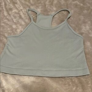 Light Blue Racerback Tank Top
